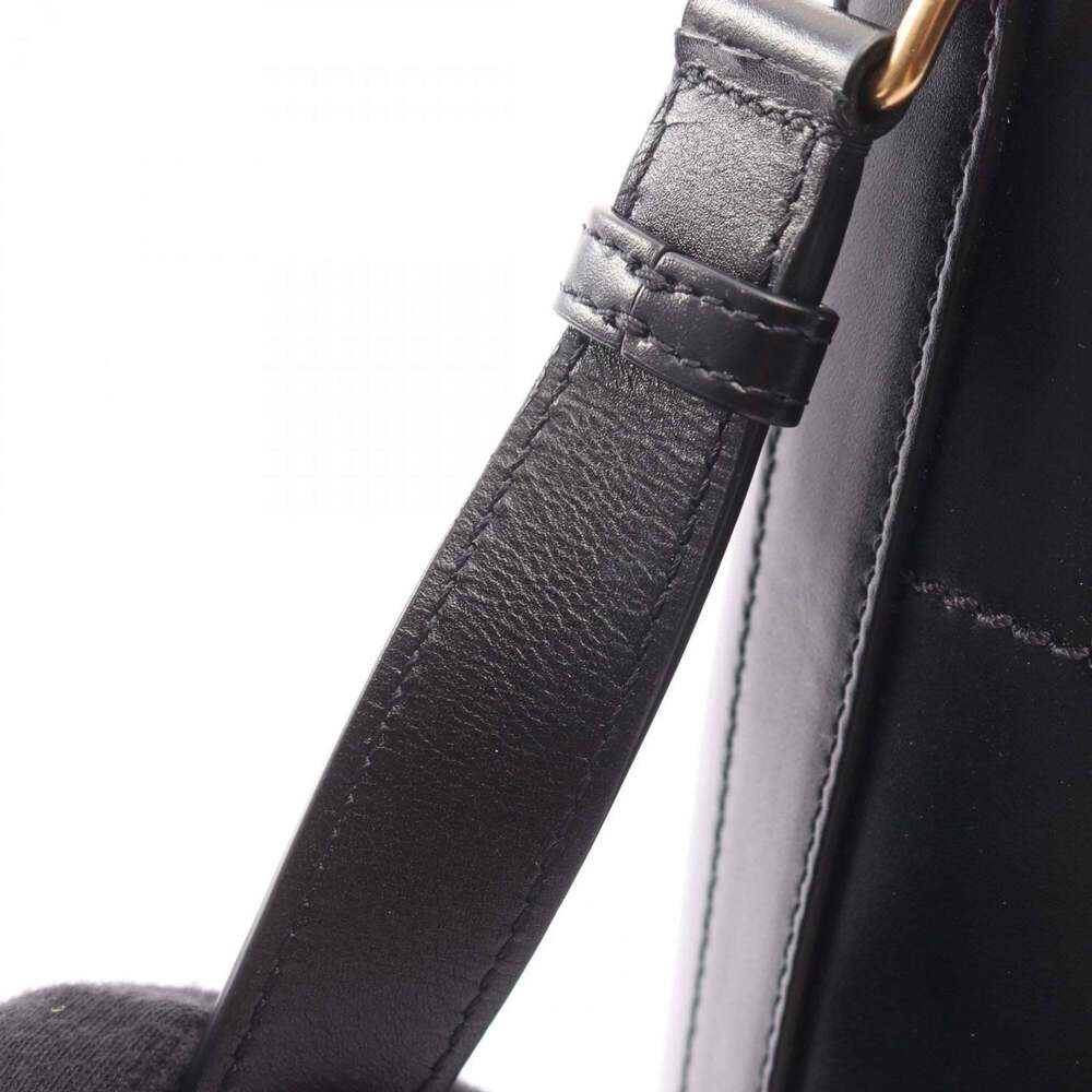 Celine Maillon Bucket Triomphe Shoulder Bag, Leather, Women's, Black - Picture 6 of 9